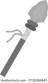 Diseño de icono de Vector de línea de lanza