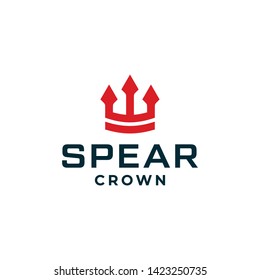 Spear logo design concept. Universal spear logo.