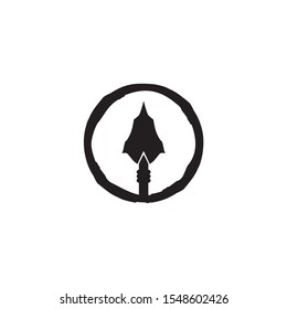 Spear logo design inspiraiton vector template