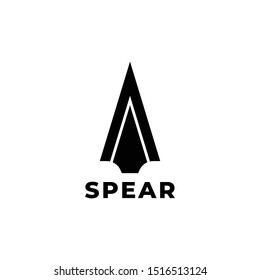 spear logo icon black 