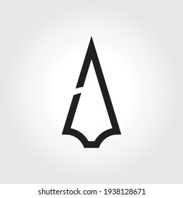 Spear Logo Icon Design, Vector 