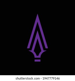 Vector de diseño de icono de logotipo de Spear 