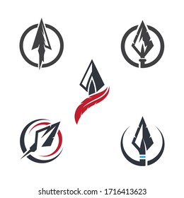 Spear Logo Icon Vector Design