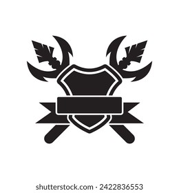 Speer-Logo-Symbol, Design-Vektorgrafik-Vorlage