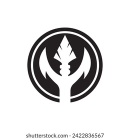 Speer-Logo-Symbol, Design-Vektorgrafik-Vorlage
