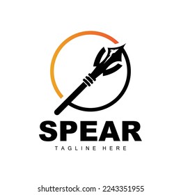 Speedlogo, Illustration des Markenzeichens "Long Range Throwing Weapon Target Icon Design", "Product and Company"