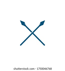 Ilustración del logotipo de Spear y del diseño del vector de símbolos