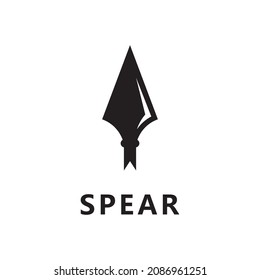 Spear logo vector design template 