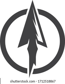 Spear Logo Vector Icon Design