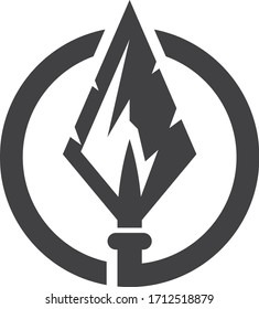 Spear Logo Vector Icon Design