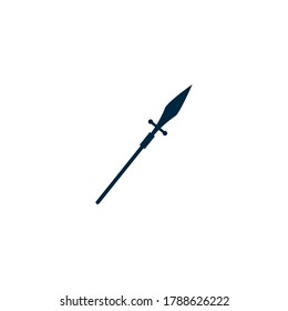 Spear logo vector icon illustration template design