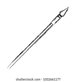 Spear Medieval Weapon Stock Vector (Royalty Free) 1032661177 | Shutterstock