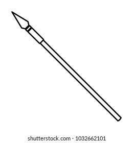 Spear medieval weapon