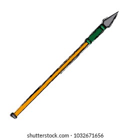 Spear medieval weapon