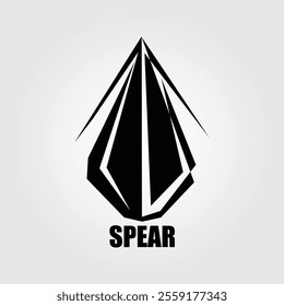 Spear shaped Icone vector moscot