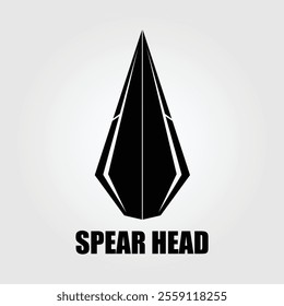 Spear and spears head icon logo vector