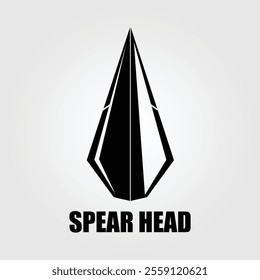 Spear and spears head icon logo vector