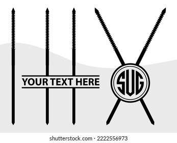 Ilustración de vectores grabables SVG Spear