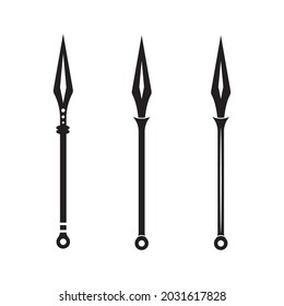 Spear Vector icon design illustration Template