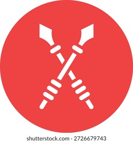 Design-Illustration für Spear-Vektorsymbol