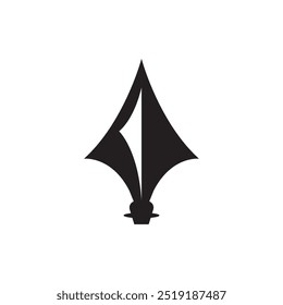 Spear vector illustration icon symbol