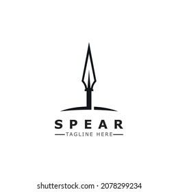Spear vector illustration icon Template design
