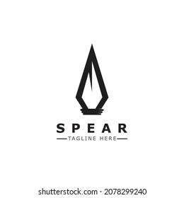 Spear vector illustration icon Template design