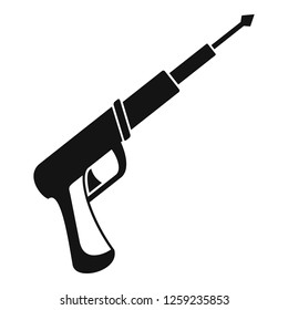 Speargun icon. Simple illustration of speargun vector icon for web design isolated on white background