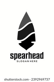 spearhead black idea vector logo design