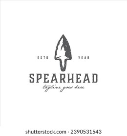 Spearhead Logo Design Vector Image