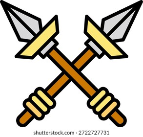 Spears Novo Vetor de Design de Ícone Criativo