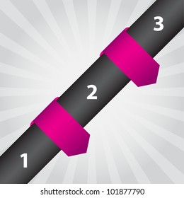 special abstract background with arrow labels