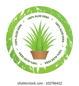 special aloe vera stickers for your business