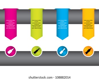 special arrow labels with icons