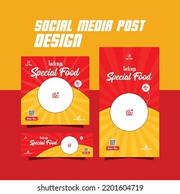 special bakery food flyer or special restaurant food menu promotion template flyer design  