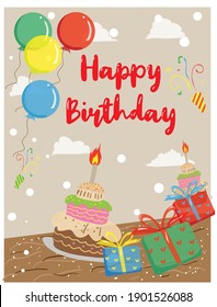a special birthday greeting card for the people you care about and love. you can add some love words in it