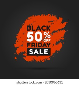 Especial Viernes Negro, etiqueta Colored Big Sale. El concepto: lista de precios para descuentos, campaña publicitaria, ventas publicitarias, etiqueta roja, oferta única. Material de diseño. Ilustración vectorial.