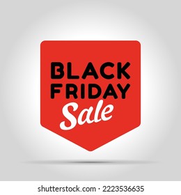 Special Black Friday Colored store tag. The concept: price list for discounts, of an advertising campaign, advertising marketing sales, discount red tag, banner unique offer. Vector illustration.