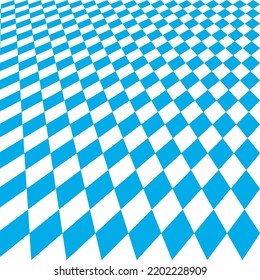 Special blue and white rhombus pattern background