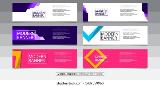 Special bundle modern banner vector template