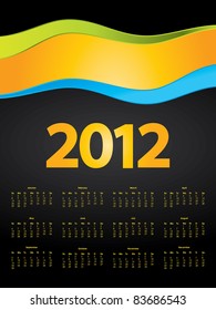 special calendar design for 2012