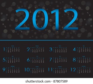 special calendar design 2012