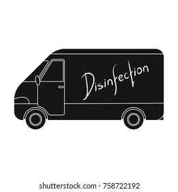 Special car single icon in black style for design.Pest Control Service vector symbol stock illustration web.