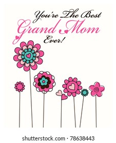 Special card for grand mom
