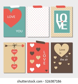 Special card for a happy Valentine's Day