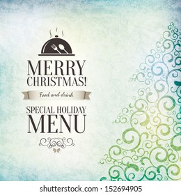 Special Christmas Restaurant Menu Design