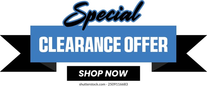 Special Clearanes Offer Promotional Ecommerce Offer Design Marketing Symbol