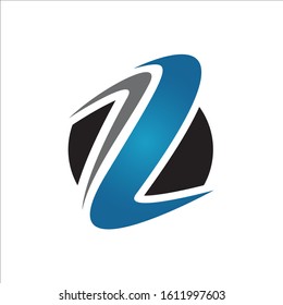 special custom design of initial Z Letter Z logo vector graphic element 