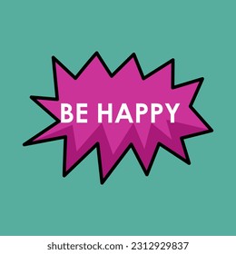 Special cute colorful speech bubbles