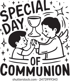 Special Day of Communion Vector